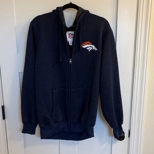 NFL Navy Hoodie with Broncos Logo